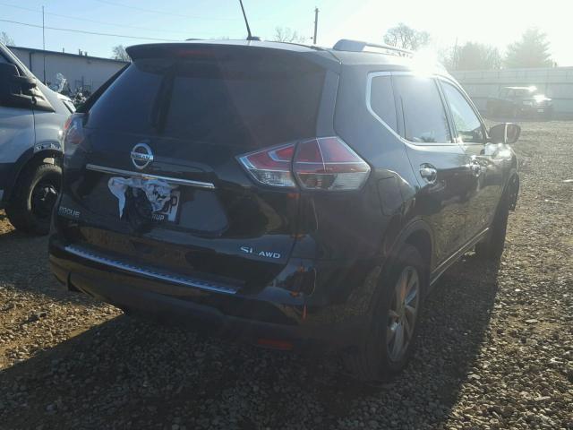 5N1AT2MV9FC768270 - 2015 NISSAN ROGUE S BLACK photo 4