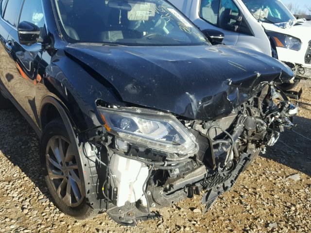 5N1AT2MV9FC768270 - 2015 NISSAN ROGUE S BLACK photo 9