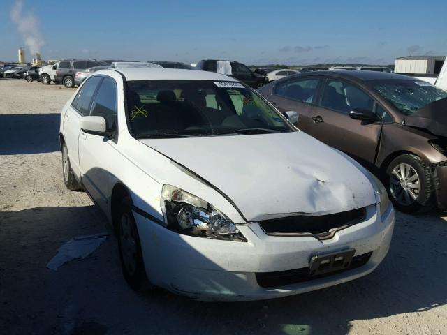 3HGCM56465G702255 - 2005 HONDA ACCORD LX WHITE photo 1