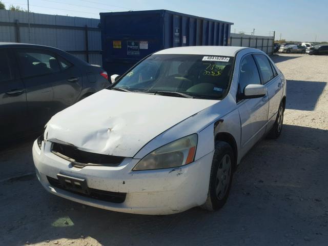 3HGCM56465G702255 - 2005 HONDA ACCORD LX WHITE photo 2