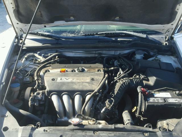 3HGCM56465G702255 - 2005 HONDA ACCORD LX WHITE photo 7