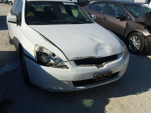 3HGCM56465G702255 - 2005 HONDA ACCORD LX WHITE photo 9