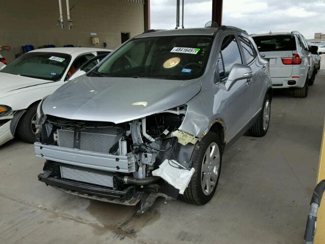 KL4CJCSB8HB068258 - 2017 BUICK ENCORE ESS SILVER photo 2