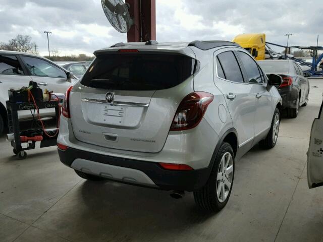 KL4CJCSB8HB068258 - 2017 BUICK ENCORE ESS SILVER photo 4