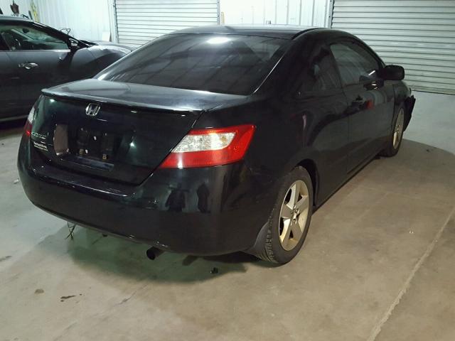 2HGFG12816H535651 - 2006 HONDA CIVIC EX BLACK photo 4