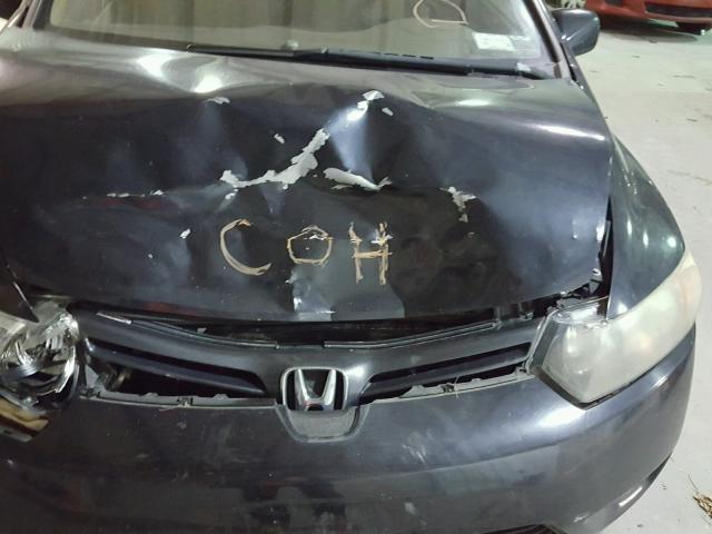2HGFG12816H535651 - 2006 HONDA CIVIC EX BLACK photo 7