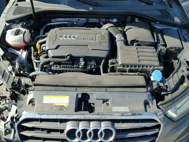 WAU78LFF4G1103623 - 2016 AUDI A3 PREMIUM GRAY photo 7