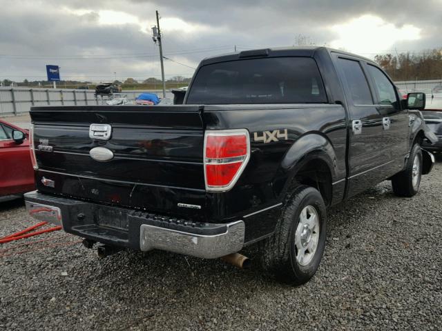 1FTFW1EF5BKD99782 - 2011 FORD F150 SUPER BLACK photo 4