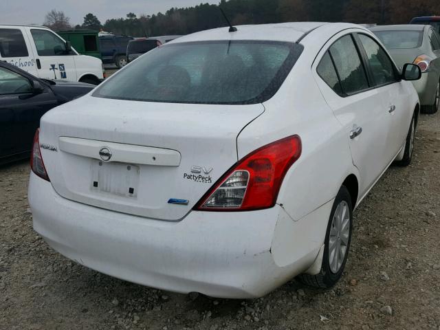 3N1CN7AP9CL859424 - 2012 NISSAN VERSA S WHITE photo 4