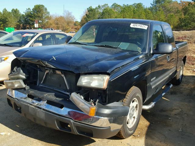 1GCEC19T13Z119496 - 2003 CHEVROLET SILVERADO BLACK photo 2