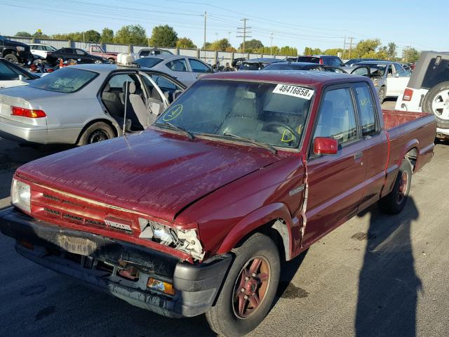 JM2UF3145P0388884 - 1993 MAZDA B2600 CAB RED photo 2