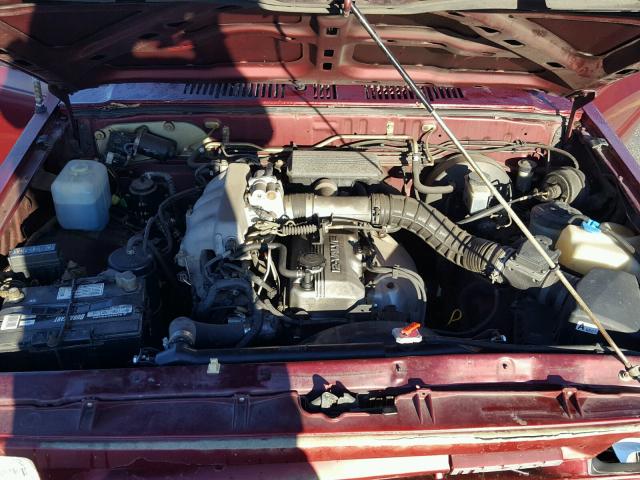 JM2UF3145P0388884 - 1993 MAZDA B2600 CAB RED photo 7