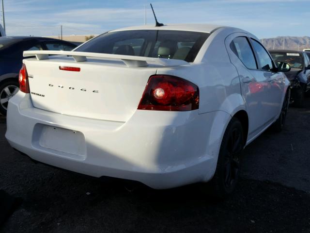 1C3CDZAG4DN749169 - 2013 DODGE AVENGER SE WHITE photo 4