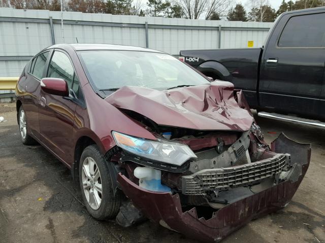 JHMZE2H77BS010763 - 2011 HONDA INSIGHT EX MAROON photo 1