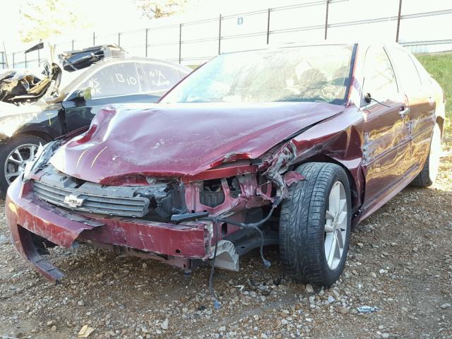 2G1WC5EM5B1207669 - 2011 CHEVROLET IMPALA LTZ RED photo 2