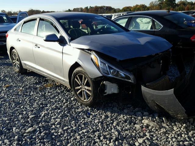 5NPE24AF4FH002310 - 2015 HYUNDAI SONATA SE GRAY photo 1