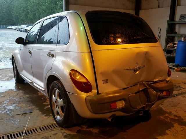 3C8FY68B62T278367 - 2002 CHRYSLER PT CRUISER SILVER photo 3