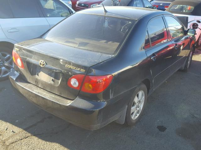 JTDBR38E730036739 - 2003 TOYOTA COROLLA CE BLACK photo 4