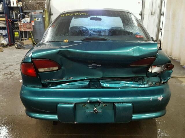 1G1JF52T3X7115273 - 1999 CHEVROLET CAVALIER L GREEN photo 9