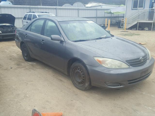 JTDBE32K630186531 - 2003 TOYOTA CAMRY LE GRAY photo 1