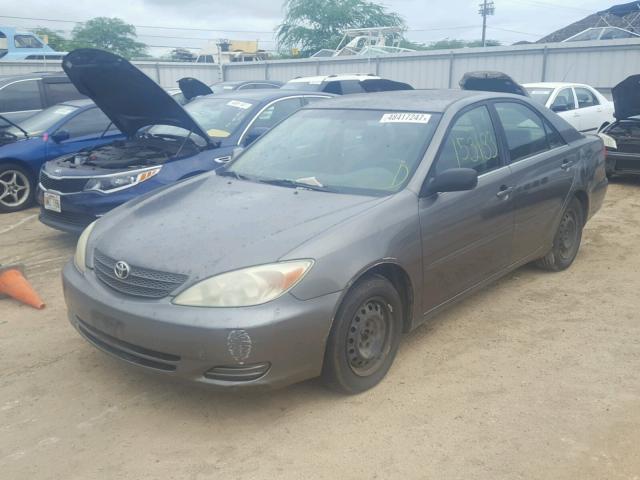 JTDBE32K630186531 - 2003 TOYOTA CAMRY LE GRAY photo 2