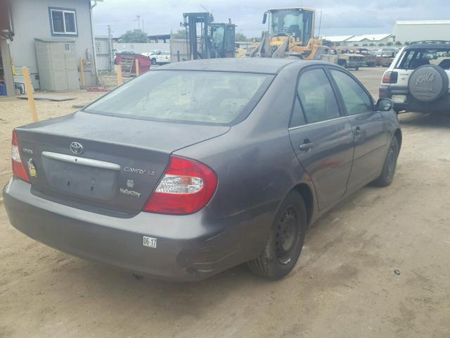 JTDBE32K630186531 - 2003 TOYOTA CAMRY LE 灰色 照片 4