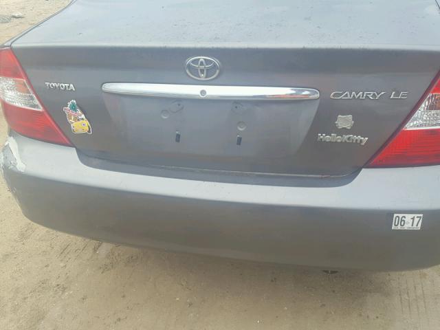 JTDBE32K630186531 - 2003 TOYOTA CAMRY LE 灰色 照片 9