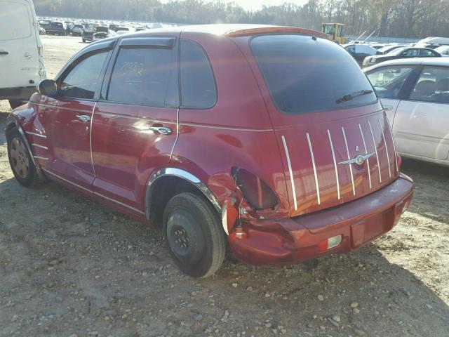 3A4FY48B96T247569 - 2006 CHRYSLER PT CRUISER BURGUNDY photo 3