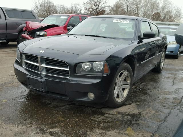 2B3KA43G46H532945 - 2006 DODGE CHARGER SE BLACK photo 2