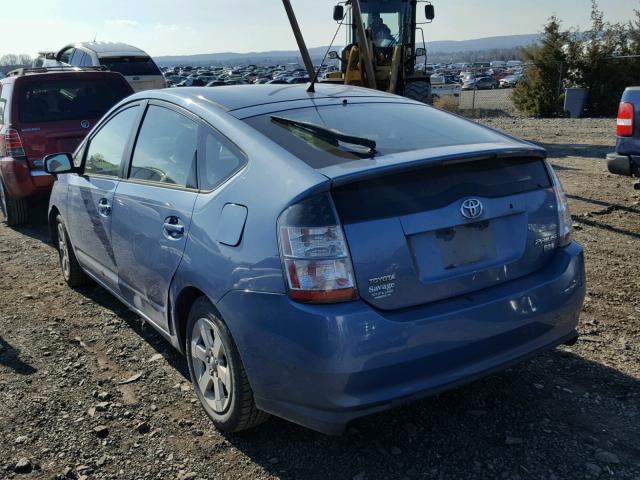 JTDKB20UX57054437 - 2005 TOYOTA PRIUS BLUE photo 3