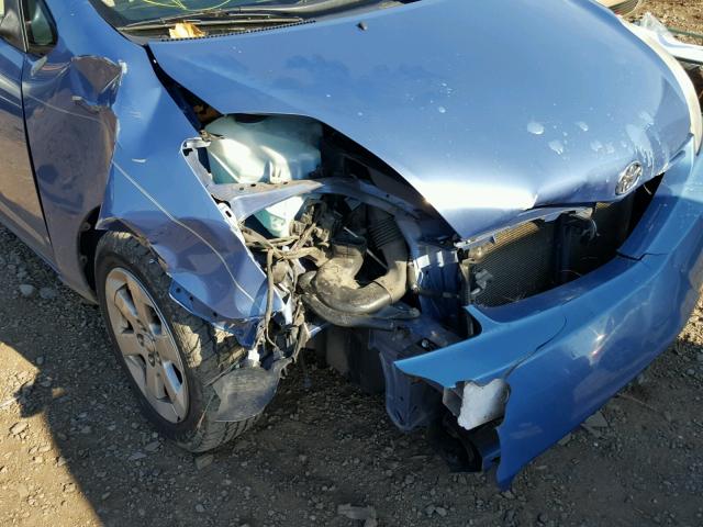 JTDKB20UX57054437 - 2005 TOYOTA PRIUS BLUE photo 9