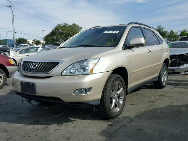 2T2GK31U68C044514 - 2008 LEXUS RX 350 TAN photo 2