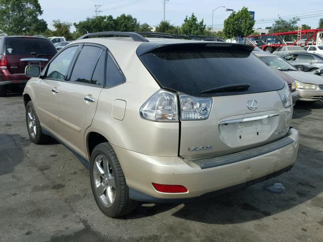 2T2GK31U68C044514 - 2008 LEXUS RX 350 TAN photo 3