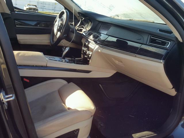 WBAKB83549CY60324 - 2009 BMW 750 LI SILVER photo 5