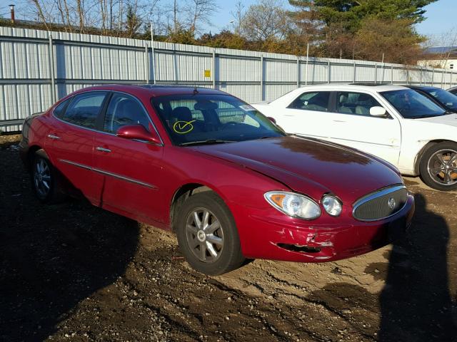 2G4WD532651316261 - 2005 BUICK LACROSSE C BURGUNDY photo 1