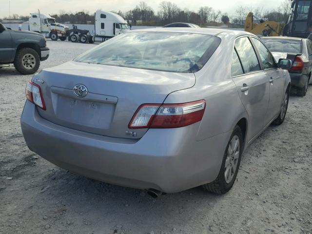 4T1BB46K09U080033 - 2009 TOYOTA CAMRY HYBR SILVER photo 4