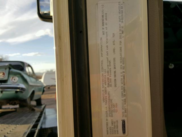 1FUJGBDV5DSBZ5391 - 2013 FREIGHTLINER CASCADIA 1 CREAM photo 10