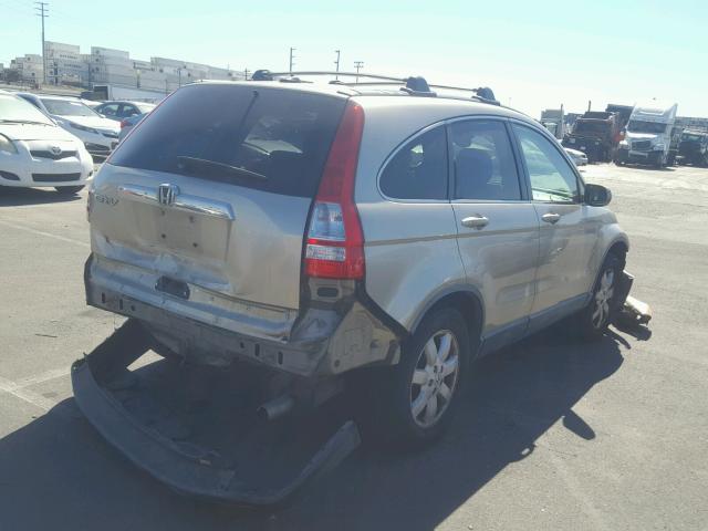 JHLRE38737C020489 - 2007 HONDA CR-V EXL SILVER photo 4