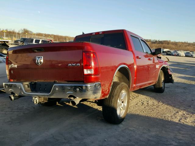 1C6RR7LT1FS642212 - 2015 RAM 1500 SLT BURGUNDY photo 4