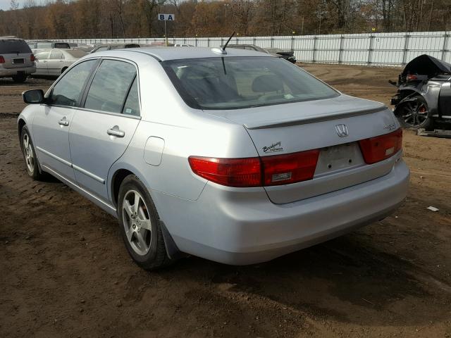 JHMCN36465C004410 - 2005 HONDA ACCORD HYB SILVER photo 3