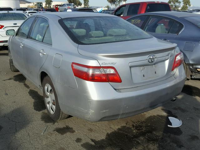 4T1BE46K98U750958 - 2008 TOYOTA CAMRY CE SILVER photo 3