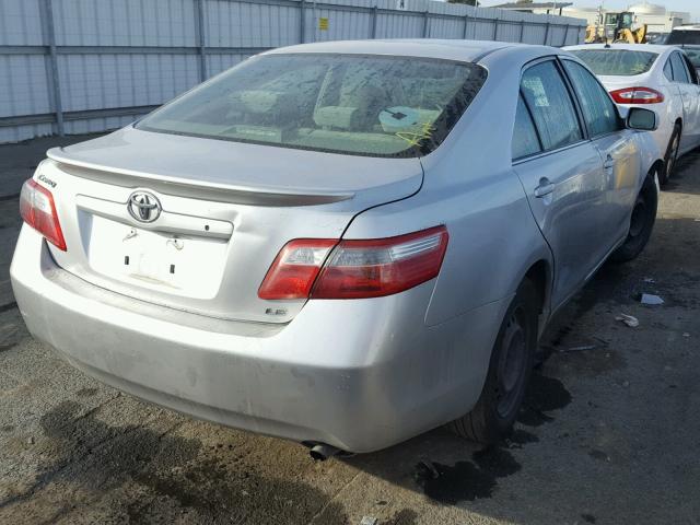 4T1BE46K98U750958 - 2008 TOYOTA CAMRY CE SILVER photo 4