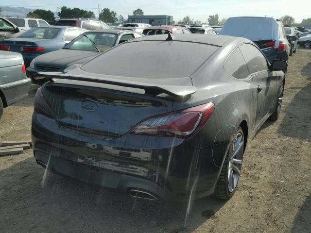 KMHHU6KH7CU067118 - 2012 HYUNDAI GENESIS CO BLACK photo 4