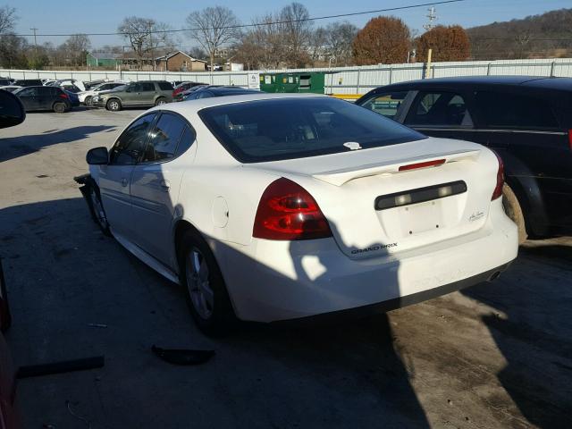 2G2WP552581102279 - 2008 PONTIAC GRAND PRIX WHITE photo 3