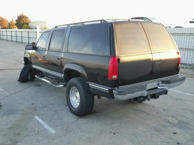 3GKGK26J7XG502891 - 1999 GMC SUBURBAN K BLACK photo 3