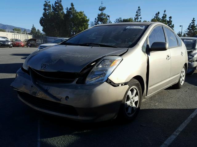 JTDKB20UX53103272 - 2005 TOYOTA PRIUS BEIGE photo 2