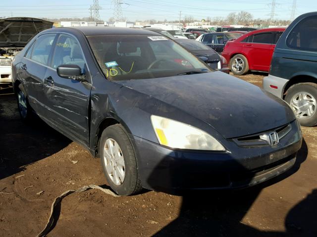 1HGCM56393A141696 - 2003 HONDA ACCORD LX BLUE photo 1