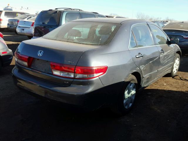 1HGCM56393A141696 - 2003 HONDA ACCORD LX BLUE photo 4