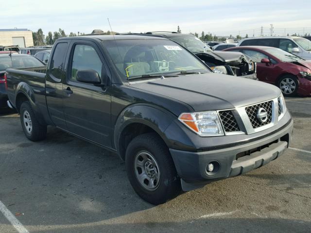 1N6BD06T47C423216 - 2007 NISSAN FRONTIER K BLACK photo 1