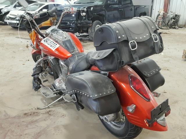 1HFSC49383A100422 - 2003 HONDA VTX1800 S ORANGE photo 3